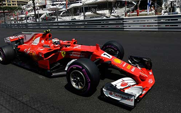 Monaco’da pole pozisyonu Raikkonen’in