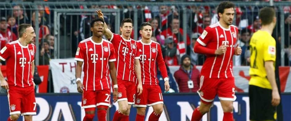 Bayern Münih, Borussia Dortmund’u dağıttı