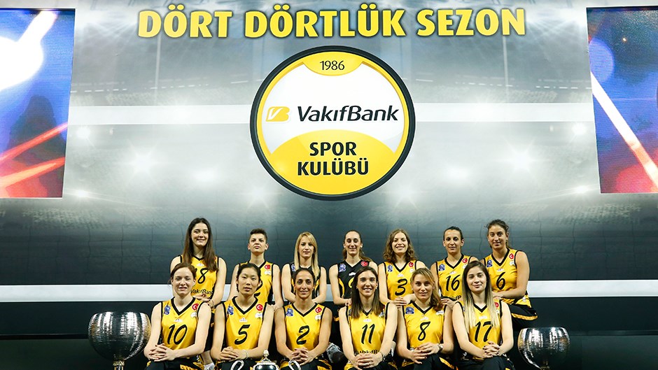 Vakıfbank’ın ‘dört dörtlük’ sezonu