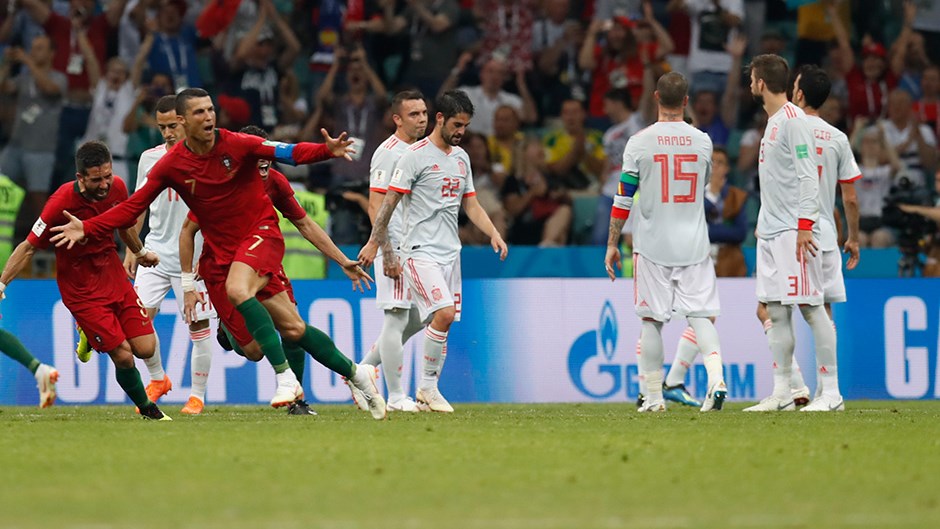 İspanya: 3 – Ronaldo: 3