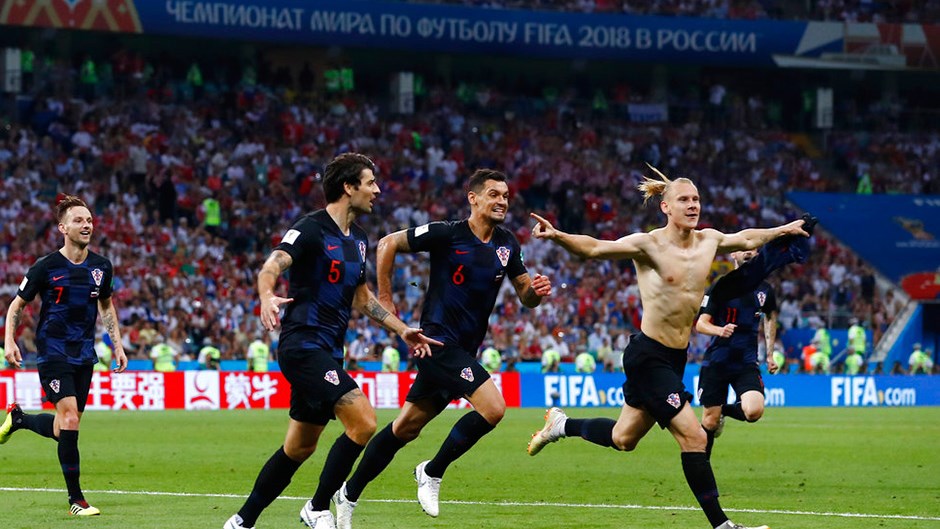 Rusya’yı penaltılarla eleyen Hırvatistan yarı finalde