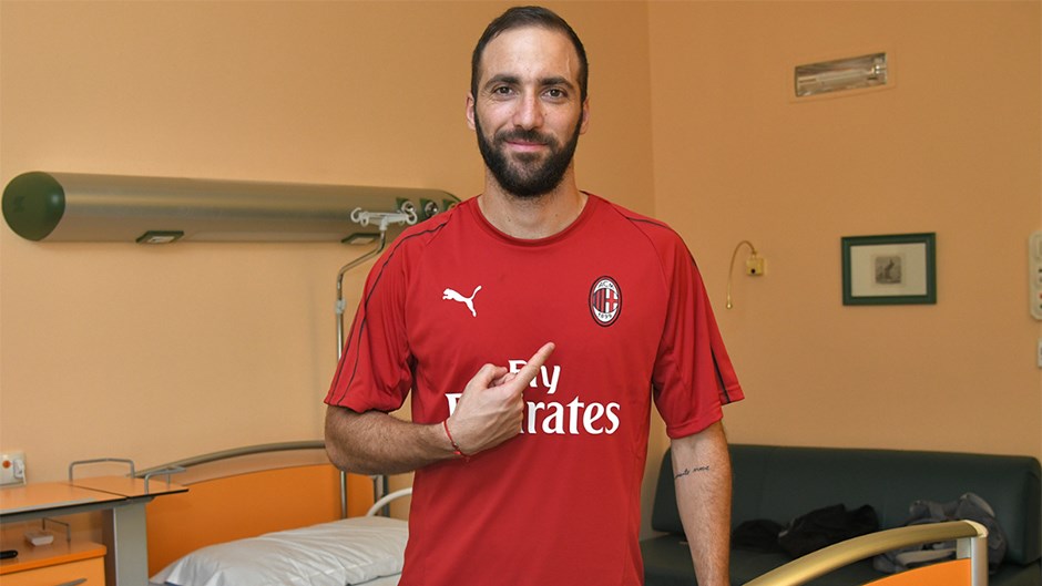 Gonzalo Higuain Milan’da