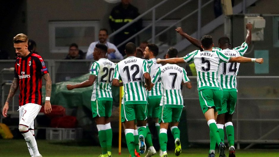 Milan – Real Betis: 1-2 (Maç sonucu)