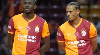 Galatasaray’da Osimhen ve Sane için imza töreni düzenlendi