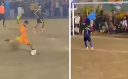 Futbol sahalarında böylesi yok: Daha önce izlediğiniz golleri unutun