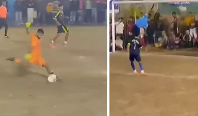 Futbol sahalarında böylesi yok: Daha önce izlediğiniz golleri unutun