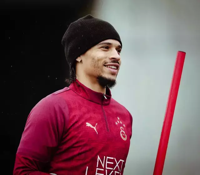 Antrenmanda &ccedil;ekilen g&ouml;r&uuml;nt&uuml; Galatasaray taraftarını sevince boğdu